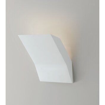 Luce Design Montblanc Aplique puede ser pintada con colores estándar, Blanca, 1 luz