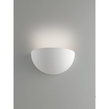 Luce Design Moritz Aplique puede ser pintada con colores estándar, Blanca, 1 luz