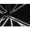 Luce Design Shanghai Lámpara Colgante LED Negro, 8 luces