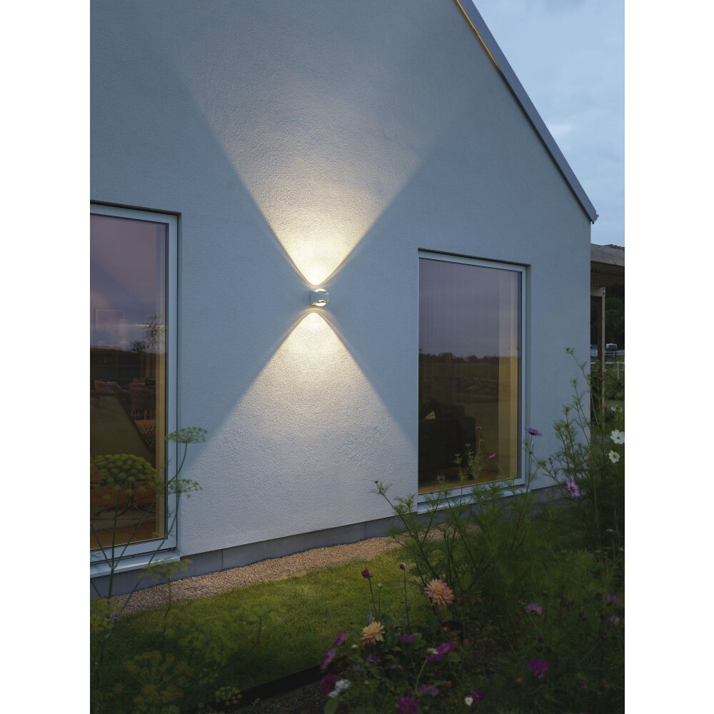 Konstsmide Bitonto Aplique para exterior LED Blanca, 2 luces main product photo