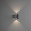 Konstsmide Bitonto Aplique para exterior LED Antracita, 2 luces