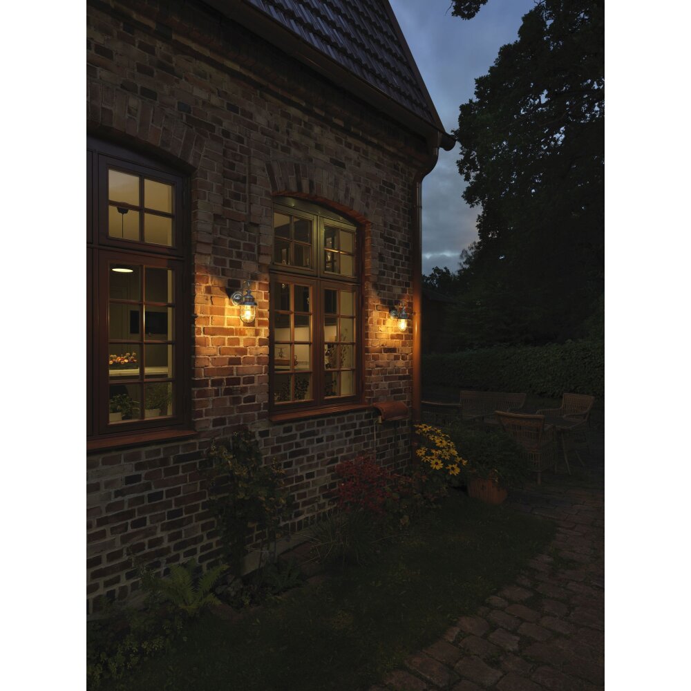 Konstsmide Cerignola Aplique para exterior Plata, 1 luz main product photo