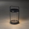 Konstsmide Crotone Lámpara solar de mesa LED Negro, 1 luz