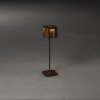 Konstsmide Nice Lámpara de mesa LED Color óxido, 5 luces