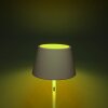 Konstsmide Pomezia Lámpara de pie para exterior LED Blanca, 1 luz, Cambia de color