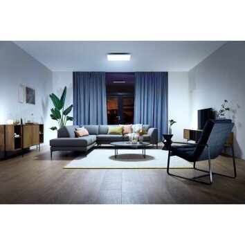 Philips Hue Aurelle Lámpara de Techo LED Blanca, 1 luz