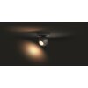 Philips Hue Buckram Lámpara de Techo LED Negro, 1 luz, Mando a distancia