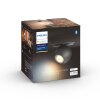 Philips Hue Buckram Lámpara de Techo LED Negro, 1 luz