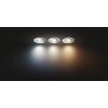 Philips Hue Adore Lámpara empotrable LED Aluminio, 3 luces, Mando a distancia