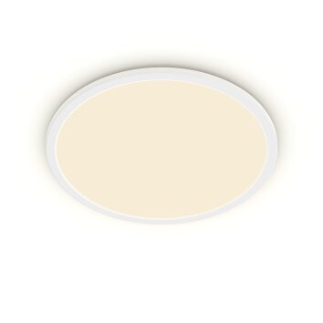 Philips Superslim CL550 Lámpara de Techo LED Blanca, 1 luz