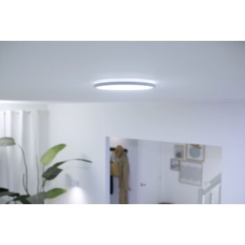 Philips WiZ Super Slim Lámpara de Techo LED Blanca, 1 luz