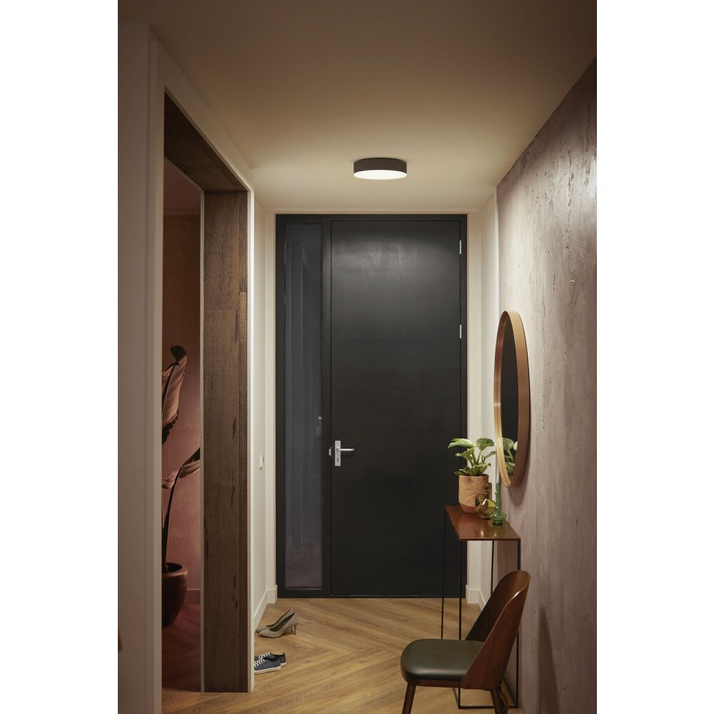 Philips Hue Enrave Lámpara de Techo LED Negro, 1 luz, Mando a distancia main product photo