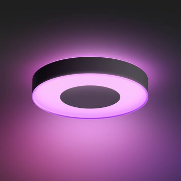 Philips Hue Infuse Lámpara de Techo LED Negro, 1 luz, Cambia de color
