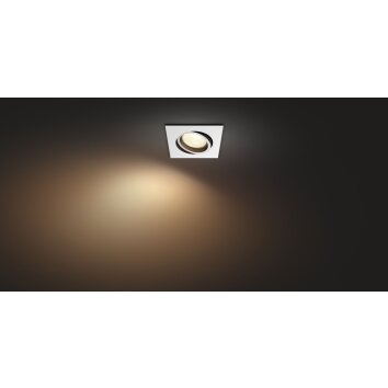 Philips Hue Centura Lámpara empotrable LED Blanca, 1 luz, Cambia de color