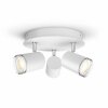 Philips Hue Adore Lámpara de Techo LED Blanca, 3 luces, Mando a distancia