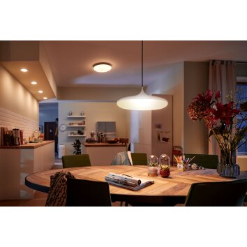 Philips Hue Cher Lámpara Colgante LED Blanca, 1 luz, Mando a distancia