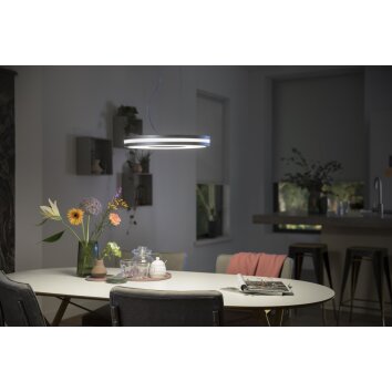 Philips Hue Being Lámpara Colgante LED Plata, 1 luz, Mando a distancia