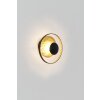 Holländer ECLIPSE Aplique LED dorado, Negro, 3 luces