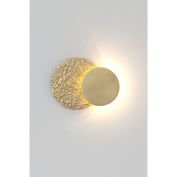 Holländer METEOR GRANDE Luminaria de pared LED dorado, 1 luz