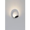 Holländer METEOR Aplique LED Negro, Plata, 1 luz