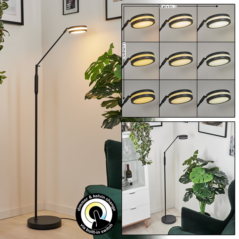 Huallilemu Lámpara de Pie LED Antracita, 1 luz main product photo