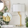 Manhenha Lámpara de mesa Latón, 1 luz