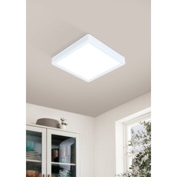 Eglo FUEVA-Z Lámpara de Techo LED Blanca, 1 luz