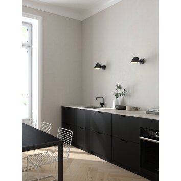 Design For The People by Nordlux STAY Aplique Negro, 1 luz