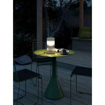 Nordlux COUPAR Lámpara de mesa Beige, Transparente, claro, 1 luz