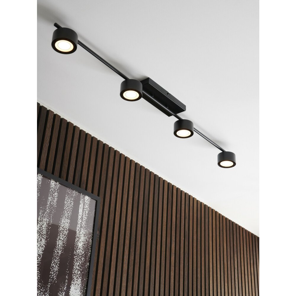 Nordlux CLYDE Lámpara de Techo LED Negro, 4 luces main product photo