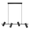 Nordlux ALANIS Lámpara Colgante Negro, 4 luces