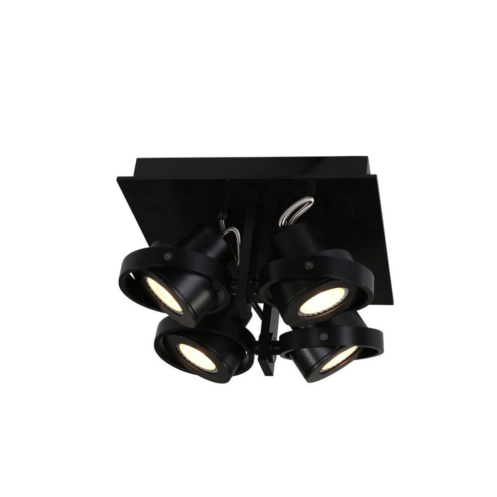 Steinhauer MEXLITE Lámpara de Techo Negro, 4 luces main product photo