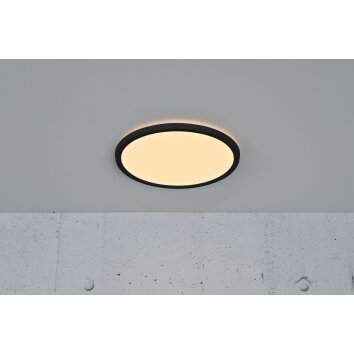 Nordlux OJA Lámpara de Techo LED Negro, 1 luz