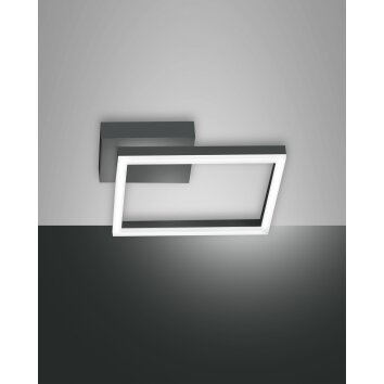Fabas Luce Bard Aplique LED Antracita, 1 luz