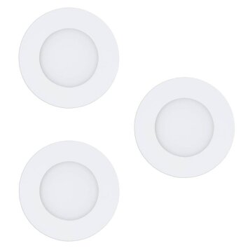 Eglo FUEVA-Z Lámpara empotrable LED Blanca, 3 luces