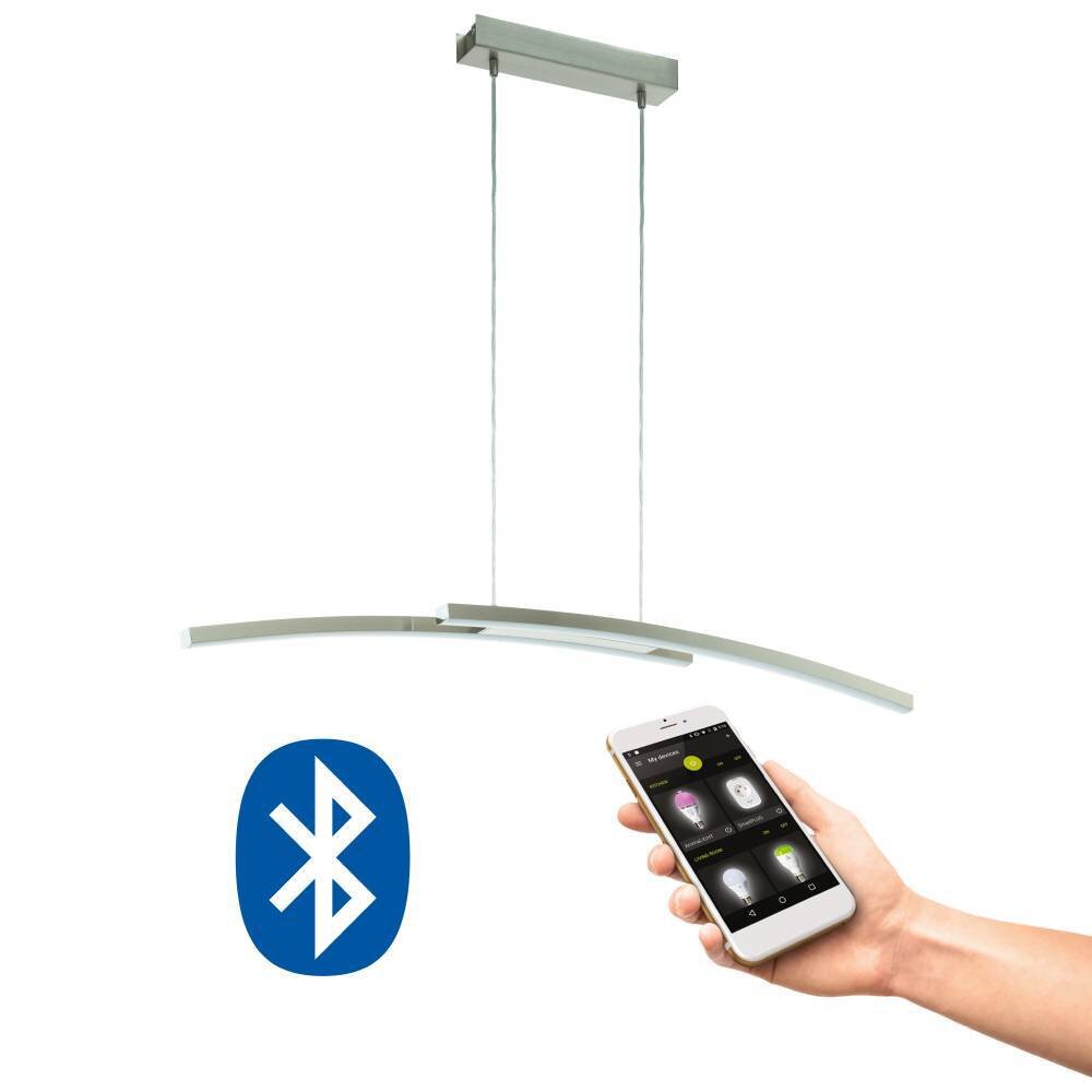 Eglo FRAIOLI-C Lámpara Colgante LED Níquel-mate, 2 luces main product photo