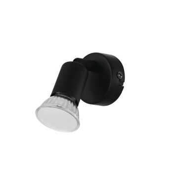 Eglo BUZZ-LED Aplique Negro, 1 luz