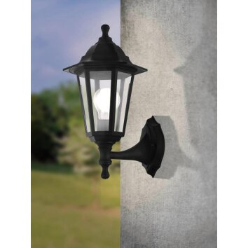 Eglo DUANERA Aplique para exterior Negro, 1 luz