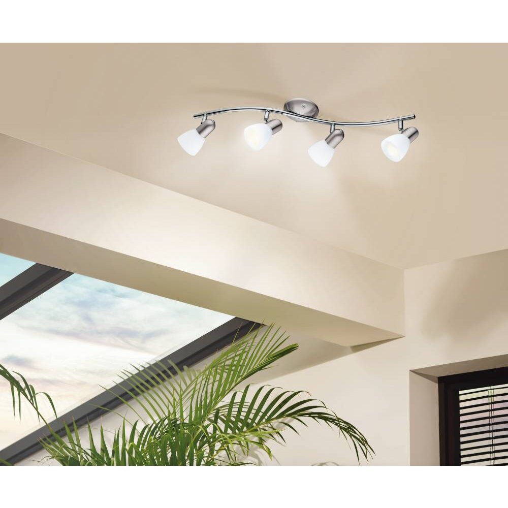 Eglo DAKAR Lámpara de Techo LED Cromo, Níquel-mate, 4 luces main product photo