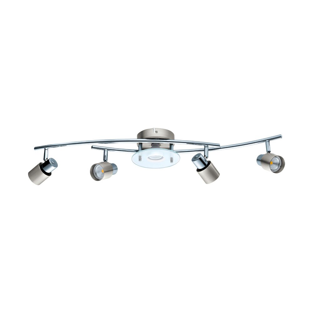 Eglo VALLIDA-SD Lámpara de Techo LED Cromo, Níquel-mate, 5 luces main product photo