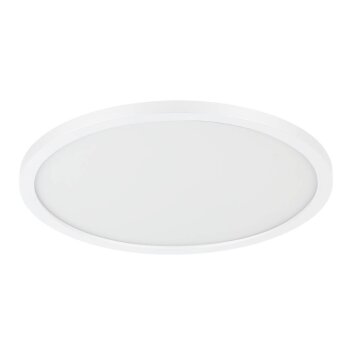 Eglo CAMPASPERO Lámpara de Techo LED Blanca, 1 luz, Mando a distancia