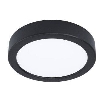Eglo IDUN Lámpara de Techo LED Negro, 1 luz