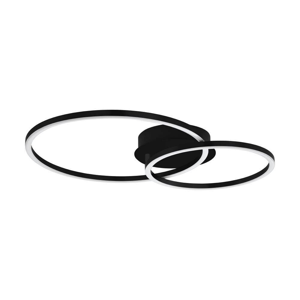 Eglo MOTTAFOLLONE Lámpara de Techo LED Negro, 1 luz main product photo