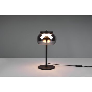 Trio Madison Lámpara de mesa LED Negro, 1 luz