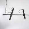 Paul Neuhaus PURE-TUTUA Lámpara Colgante LED Negro, 4 luces