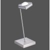 Lámpara de Mesa Paul Neuhaus Q-Fisheye LED Acero inoxidable, 2 luces, Mando a distancia, Cambia de color