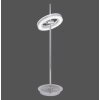 Paul Neuhaus Q-AMY Lámpara de Mesa LED Acero inoxidable, 2 luces, Mando a distancia