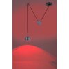 Paul Neuhaus Q-ADAM Lámpara Colgante LED Acero inoxidable, 1 luz, Mando a distancia, Cambia de color