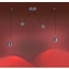Paul Neuhaus Q-ADAM Lámpara Colgante LED Acero inoxidable, 2 luces, Mando a distancia, Cambia de color