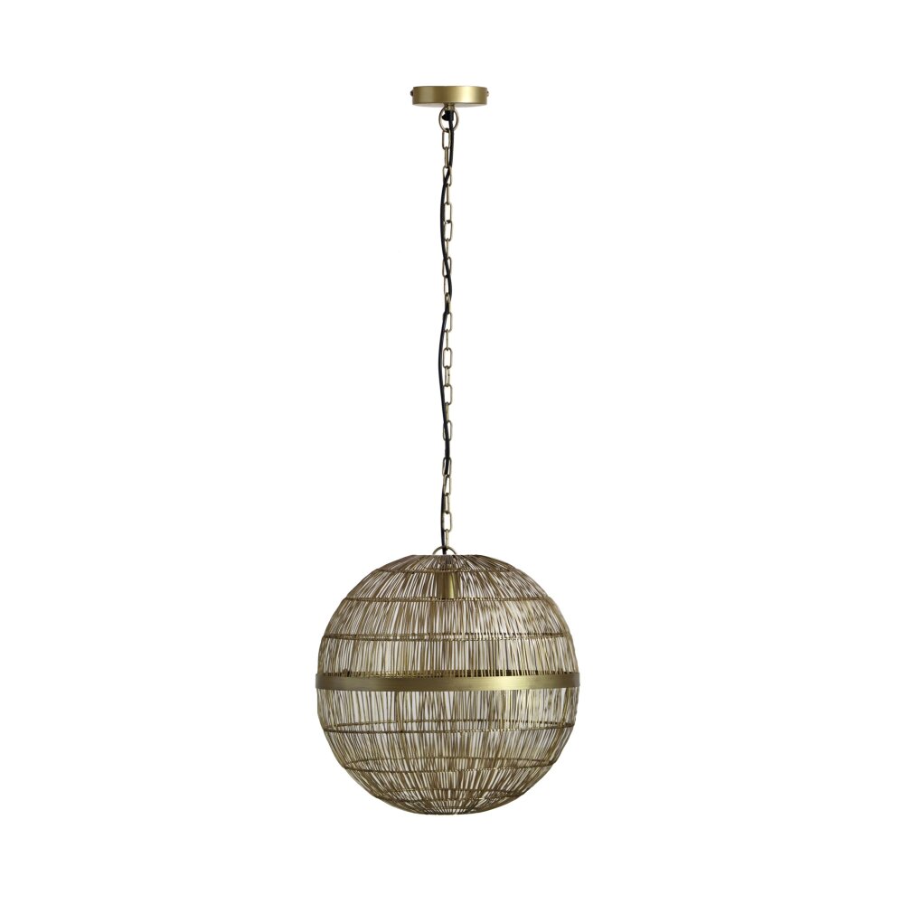 Globo HERMI Lámpara Colgante Latón antiguo, 1 luz main product photo
